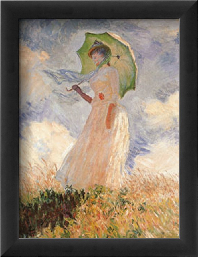 Woman With Umbrella - Claude Monet Paintings